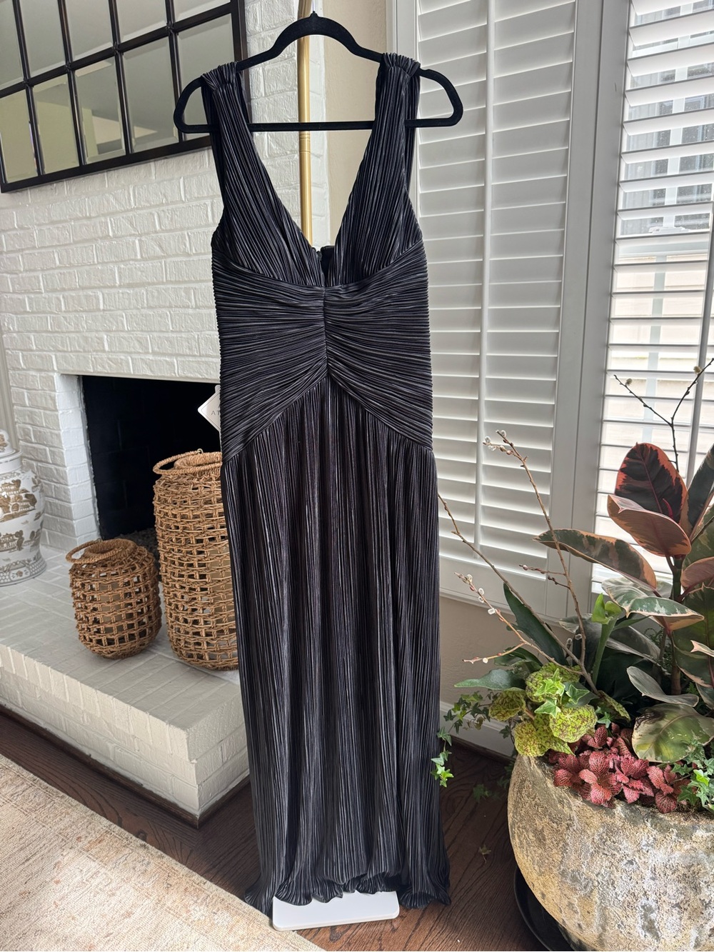 NWT Azazie Atelier Quellia Black Maxi Dress